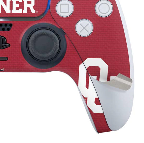 University of Oklahoma Boomer Sooner PS5 Slim Digital Edition Bundle Skin