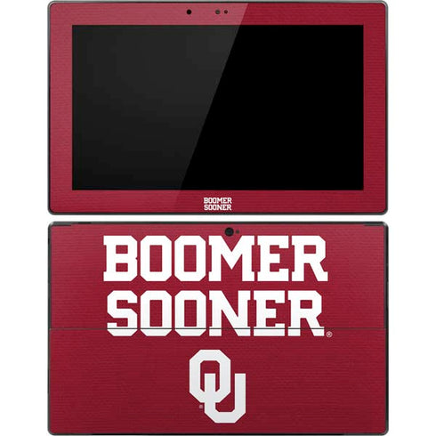 University of Oklahoma Boomer Sooner Surface Pro Tablet Skin