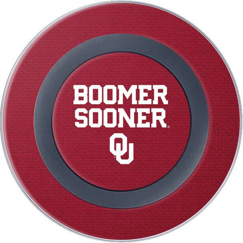University of Oklahoma Boomer Sooner Wireless Charger Skin