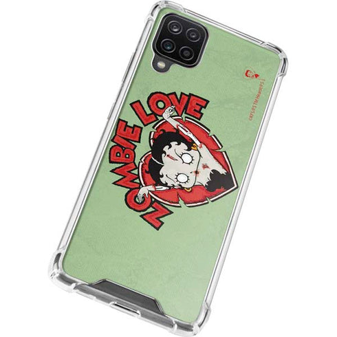 Betty Boop Zombie Love Galaxy A12 Clear Case