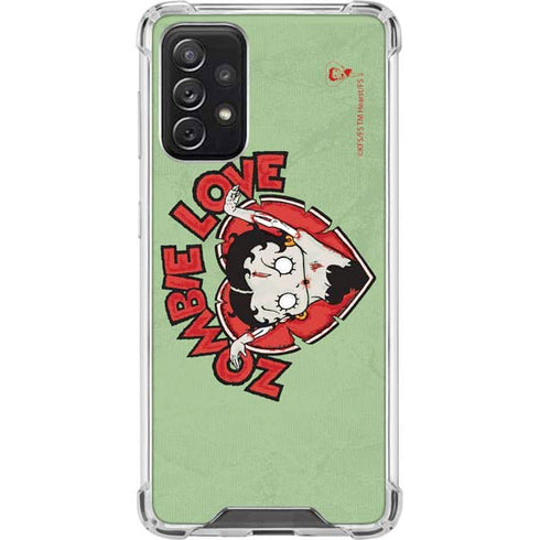Betty Boop Zombie Love Galaxy A72 5G Clear Case