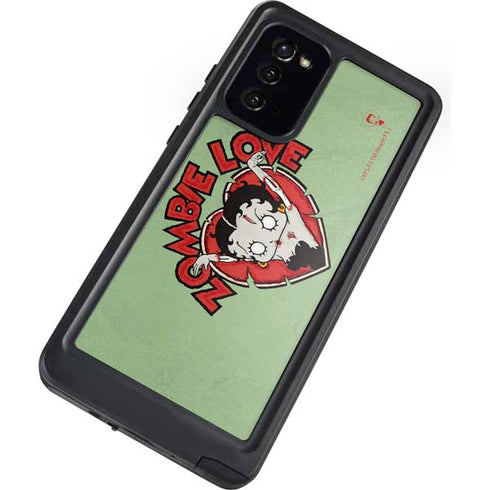 Betty Boop Zombie Love Galaxy Note20 5G Waterproof Case