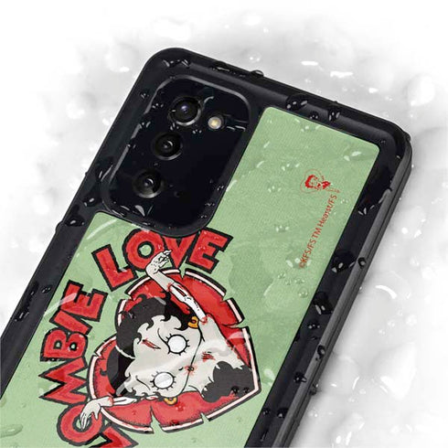 Betty Boop Zombie Love Galaxy Note20 5G Waterproof Case