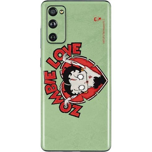 Betty Boop Zombie Love Galaxy S20 Fan Edition Skin