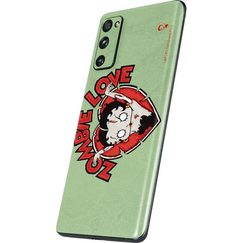 Betty Boop Zombie Love Galaxy S20 Fan Edition Skin