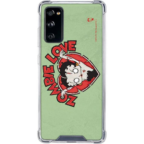 Betty Boop Zombie Love Galaxy S20 FE Clear Case