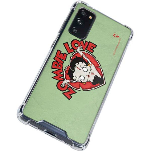 Betty Boop Zombie Love Galaxy S20 FE Clear Case