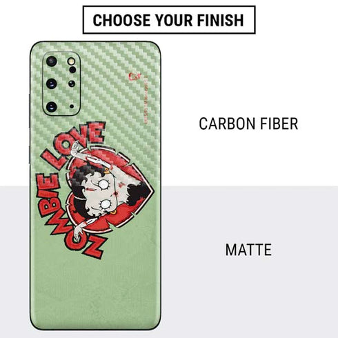 Betty Boop Zombie Love Galaxy S20 Plus Skin
