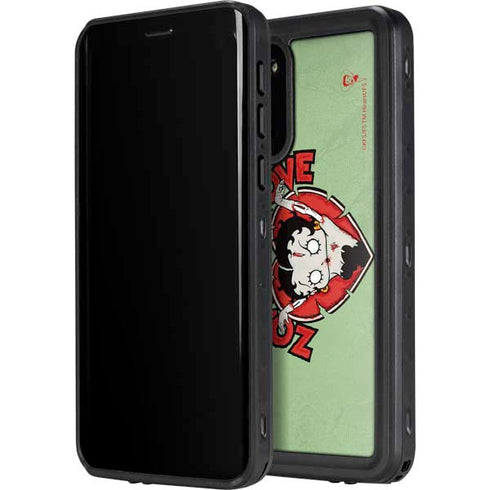 Betty Boop Zombie Love Galaxy S20 Plus Waterproof Case