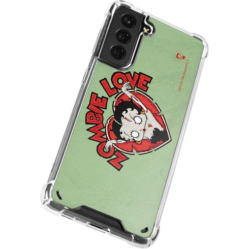 Betty Boop Zombie Love Galaxy S21 5G Clear Case