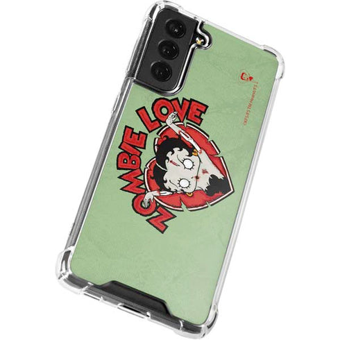 Betty Boop Zombie Love Galaxy S21 FE Clear Case