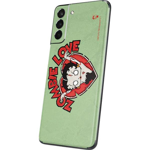 Betty Boop Zombie Love Galaxy S21 Plus 5G Skin