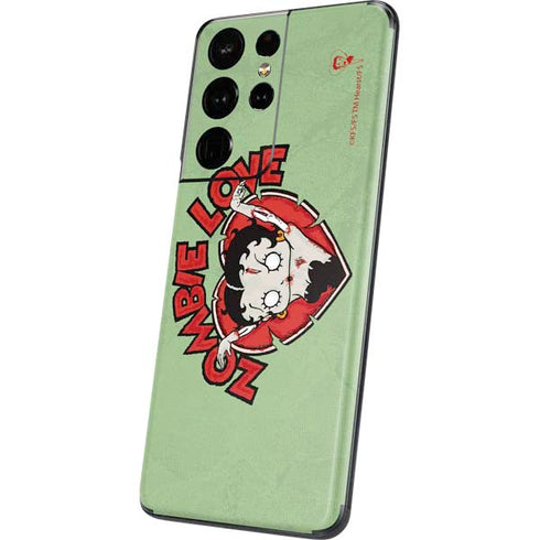 Betty Boop Zombie Love Galaxy S21 Ultra 5G Skin