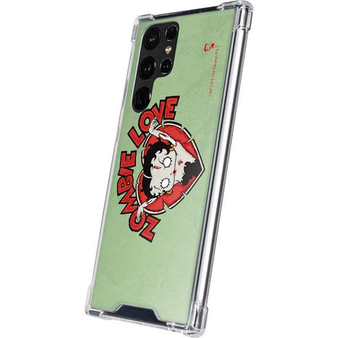 Betty Boop Zombie Love Galaxy S22 Ultra Clear Case