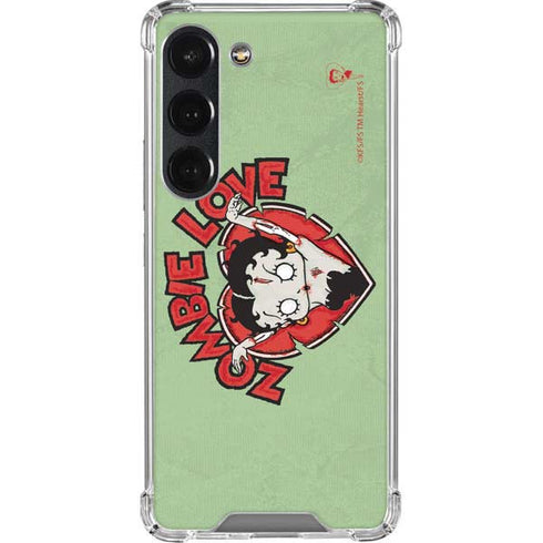 Betty Boop Zombie Love Galaxy S23 Clear Case