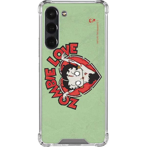 Betty Boop Zombie Love Galaxy S23 Plus Clear Case