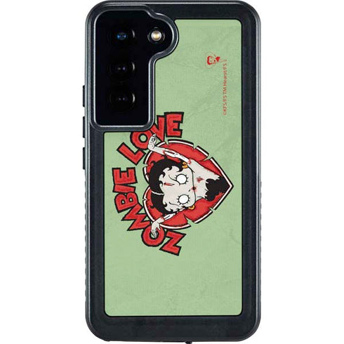 Betty Boop Zombie Love Galaxy S23 Waterproof Case
