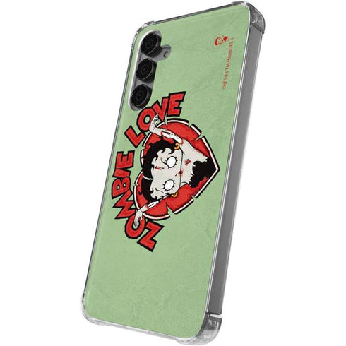 Betty Boop Zombie Love Galaxy S24 Plus Clear Case