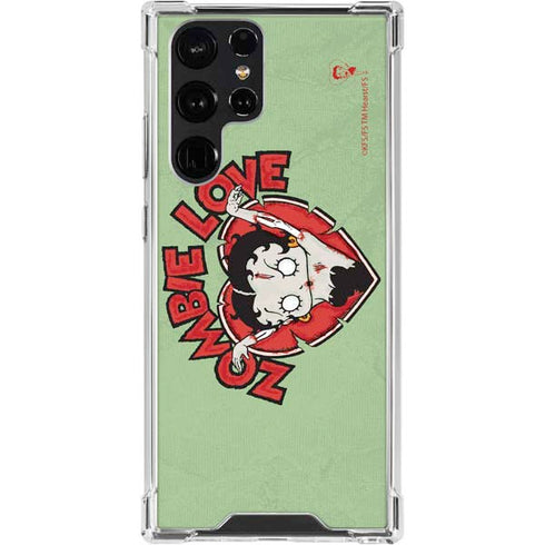 Betty Boop Zombie Love Galaxy S24 Ultra Clear Case