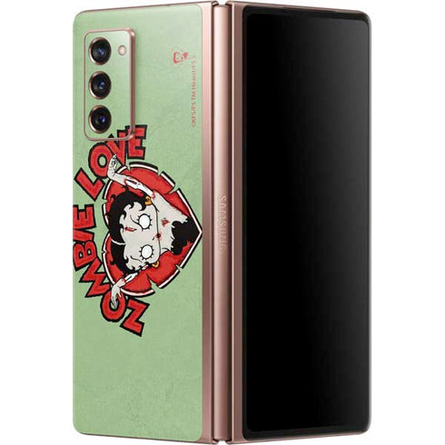 Betty Boop Zombie Love Galaxy Z Fold2 5G Skin