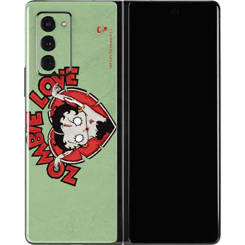 Betty Boop Zombie Love Galaxy Z Fold2 5G Skin
