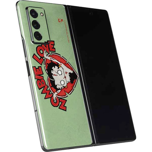 Betty Boop Zombie Love Galaxy Z Fold2 5G Skin