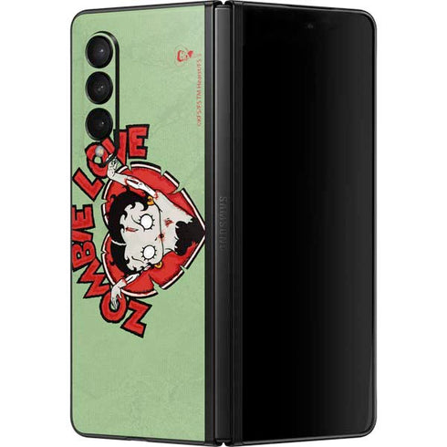 Betty Boop Zombie Love Galaxy Z Fold3 5G Skin