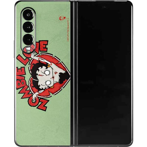 Betty Boop Zombie Love Galaxy Z Fold3 5G Skin