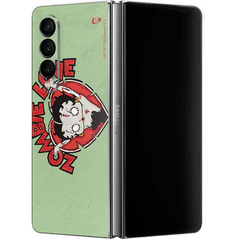 Betty Boop Zombie Love Galaxy Z Fold4 5G Skin