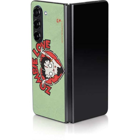 Betty Boop Zombie Love Galaxy Z Fold5 5G Skin