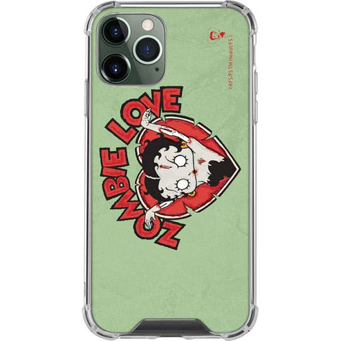Betty Boop Zombie Love iPhone 11 Pro Max Clear Case