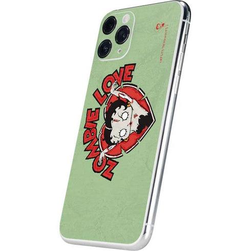 Betty Boop Zombie Love iPhone 11 Pro Skin