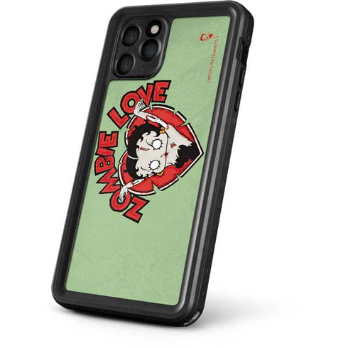 Betty Boop Zombie Love iPhone 11 Pro Waterproof Case