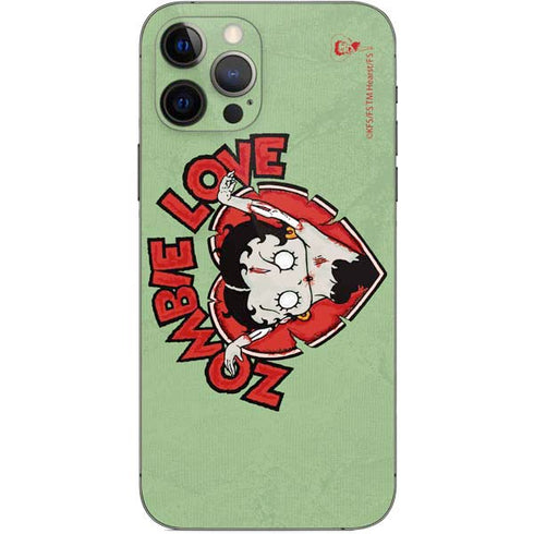 Betty Boop Zombie Love iPhone 12 Pro Skin