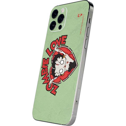 Betty Boop Zombie Love iPhone 12 Pro Skin