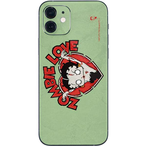 Betty Boop Zombie Love iPhone 12 Skin