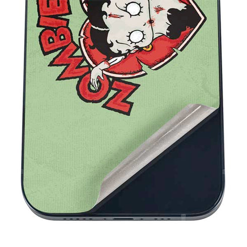 Betty Boop Zombie Love iPhone 12 Skin
