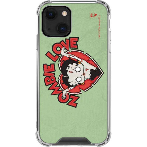 Betty Boop Zombie Love iPhone 13 Clear Case