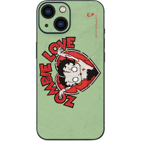 Betty Boop Zombie Love iPhone 13 Mini Skin