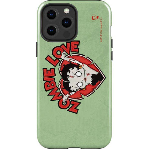 Betty Boop Zombie Love iPhone 13 Pro Max Impact Case