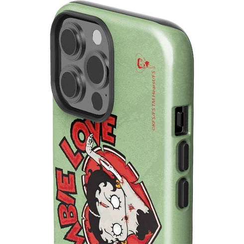 Betty Boop Zombie Love iPhone 13 Pro Max Impact Case