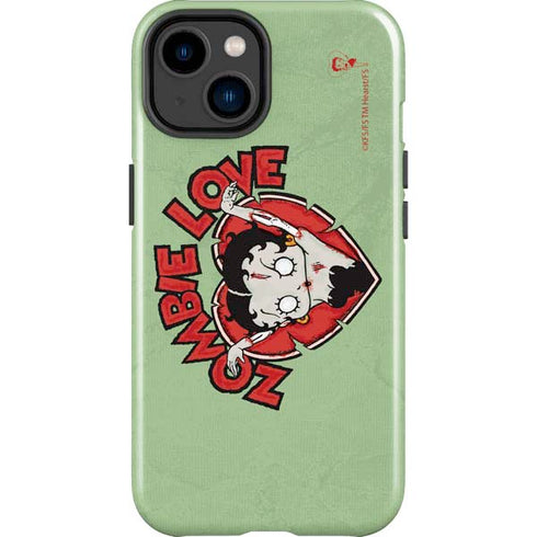 Betty Boop Zombie Love iPhone 14 Plus Impact Case