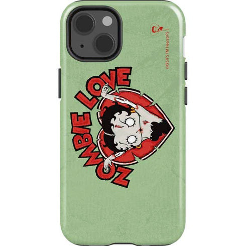 Betty Boop Zombie Love iPhone 15 Impact Case