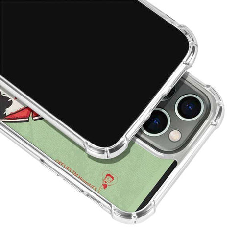 Betty Boop Zombie Love iPhone 15 Pro Clear Case