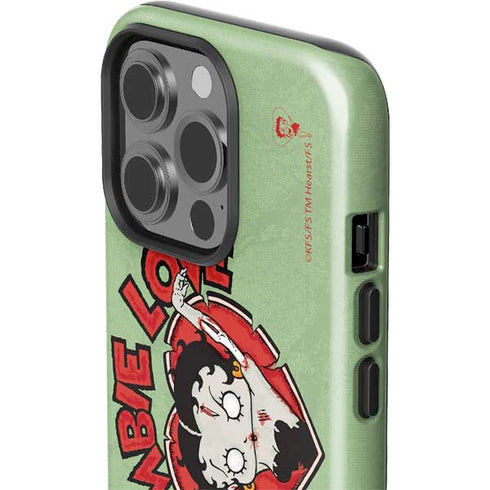 Betty Boop Zombie Love iPhone 15 Pro Impact Case