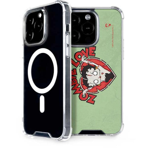 Betty Boop Zombie Love iPhone 14 Pro MagSafe Case