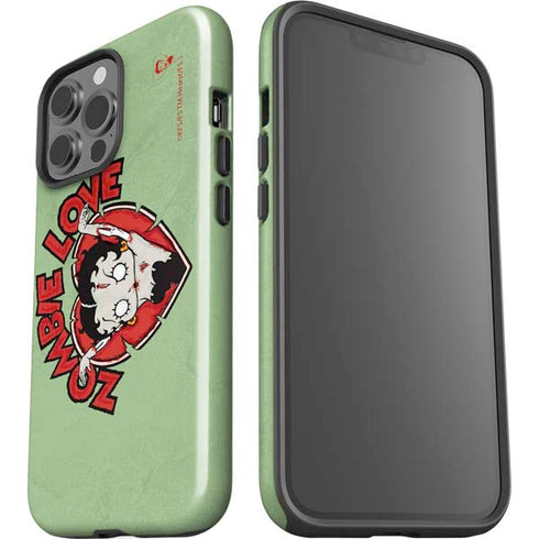 Betty Boop Zombie Love iPhone 15 Pro Max Impact Case