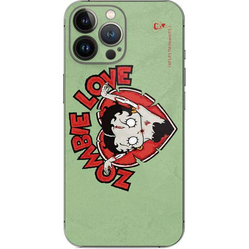 Betty Boop Zombie Love iPhone 14 Pro Max Skin