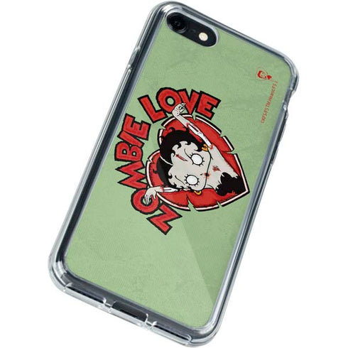 Betty Boop Zombie Love iPhone SE (2nd & 3rd Gen) Clear Case