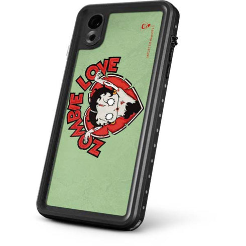 Betty Boop Zombie Love iPhone XR Waterproof Case